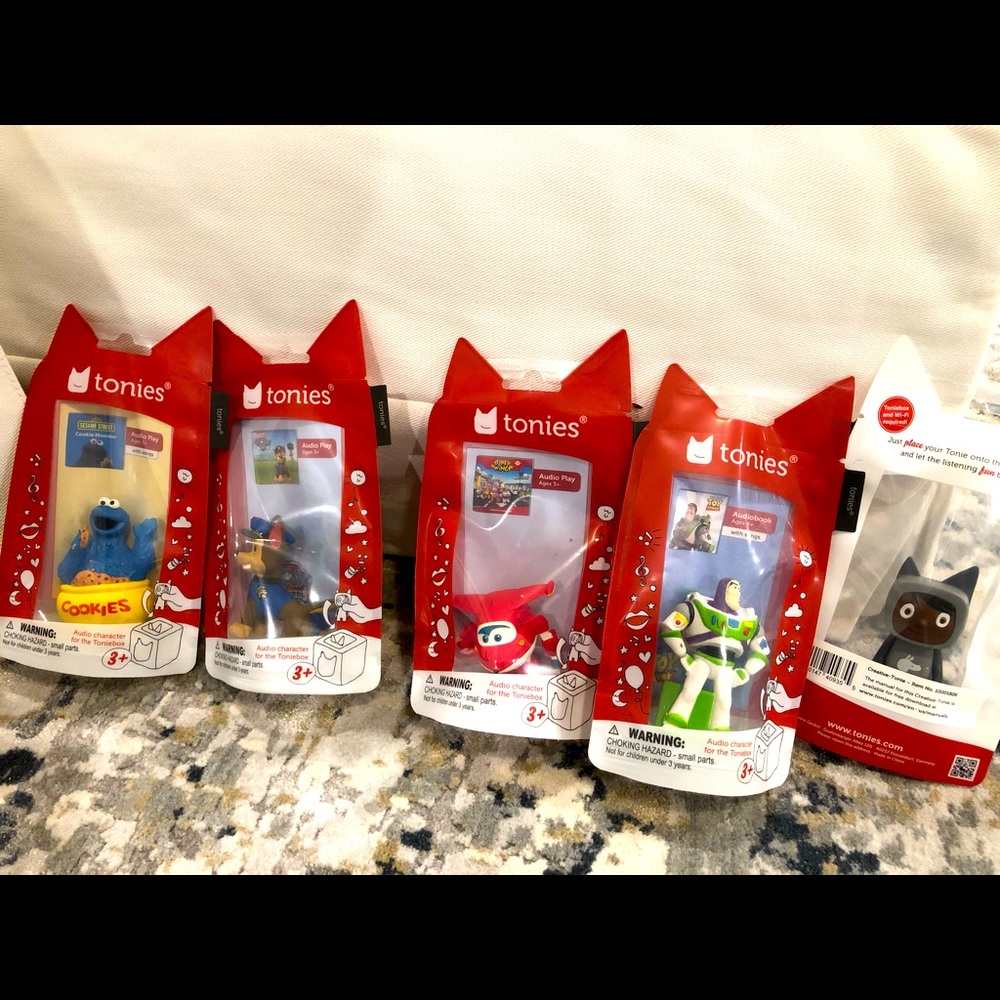 5 Tonies Audio Play Characters Brand New